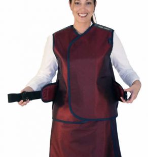 Skirt and Vest Style Apron with build in Back Protector Belt